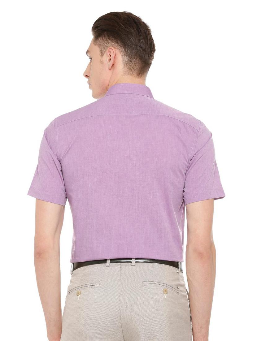 purple cotton formal shirt - 15622319 - Zoom Image - 2