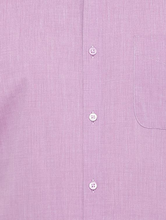 purple cotton formal shirt - 15622319 - Zoom Image - 4