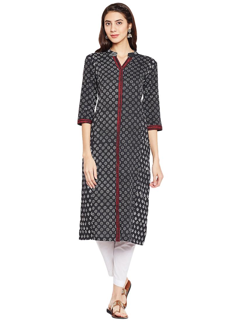 Straight printed kurta - 15622377 - Zoom Image - 1