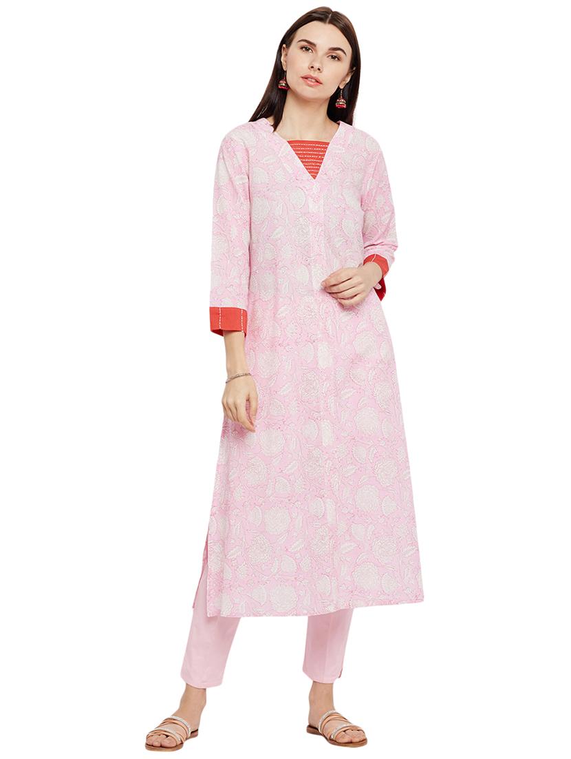 Printed straight kurta - 15622408 - Zoom Image - 1