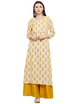 Printed straight kurta - 15622411 - Standard Image - 1