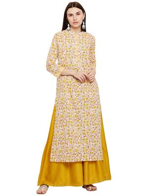 Printed straight kurta - 15622412 - Standard Image - 1