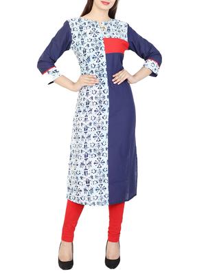 Printed straight kurta - 15622633 - Standard Image - 1