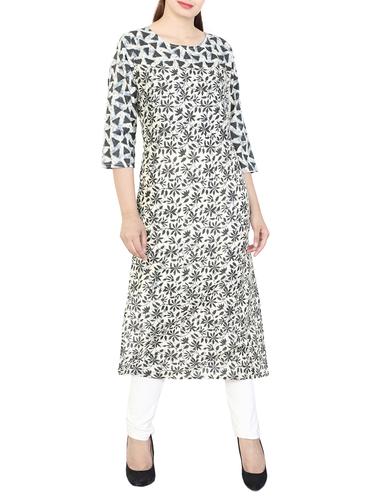 Printed straight kurta - 15622636 - Very Small Image - 1