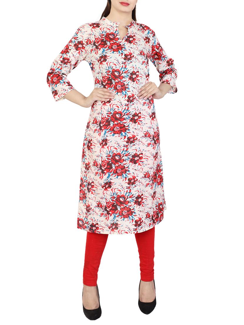 Printed straight kurta - 15622637 - Zoom Image - 1