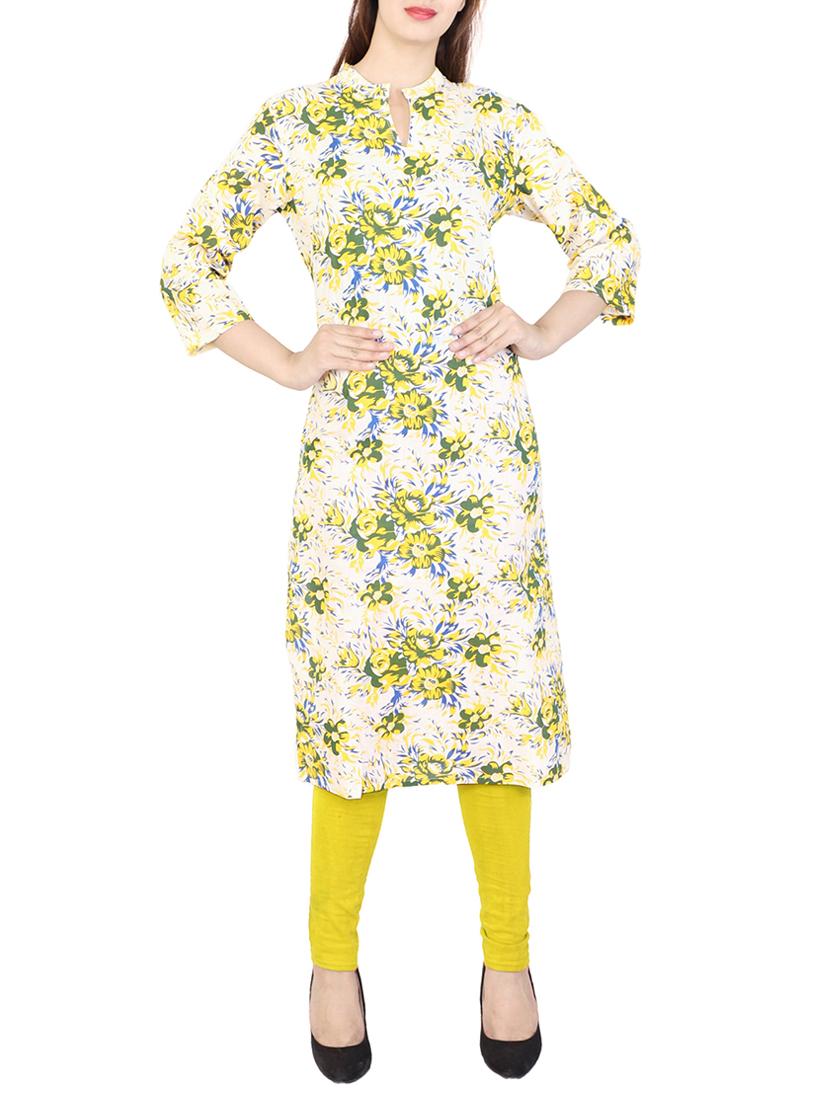 Printed straight kurta - 15622638 - Zoom Image - 1