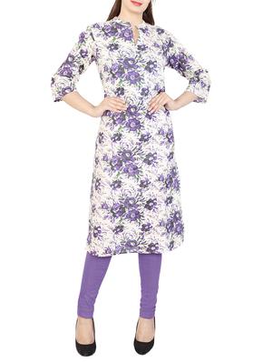 Floral Printed straight kurta - 15622639 - Standard Image - 1