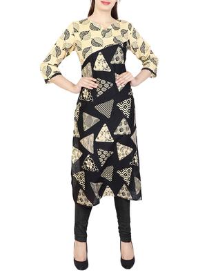 Geometrical straight kurta - 15622641 - Standard Image - 1