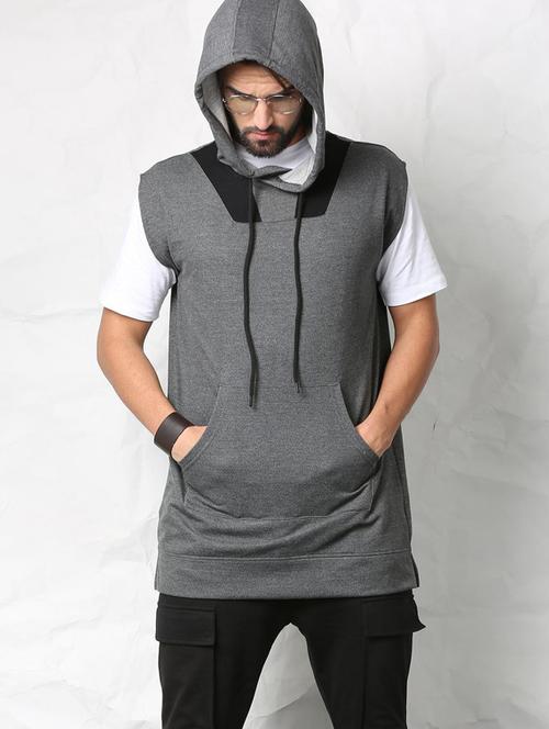 grey polyester sweatshirt - 15623456 - Standard Image - 1