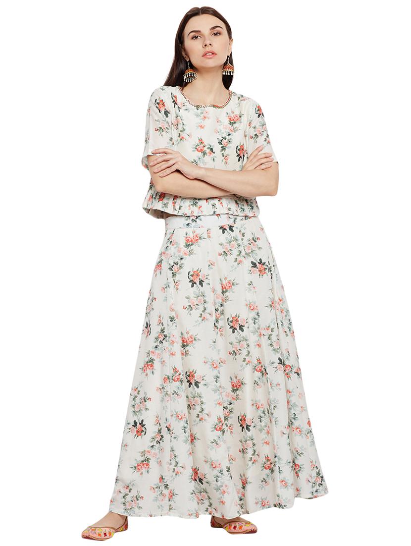 Floral printed skirt top set - 15623537 - Zoom Image - 1