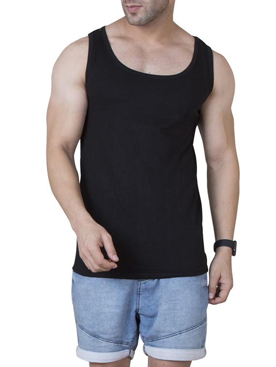 black cotton t-shirt - 15624615 - Zoom Image - 1