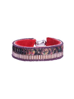 purple crystal links bracelet - 15624679 - Standard Image - 1