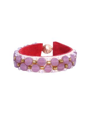 purple crystal links bracelet - 15624680 - Standard Image - 1