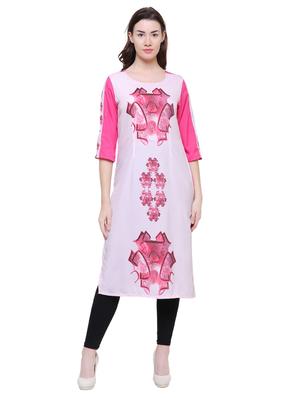 Digital print straight kurta - 15625061 - Standard Image - 1
