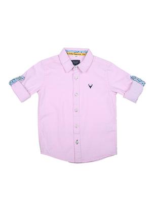pink cotton shirt - 15625171 - Standard Image - 1