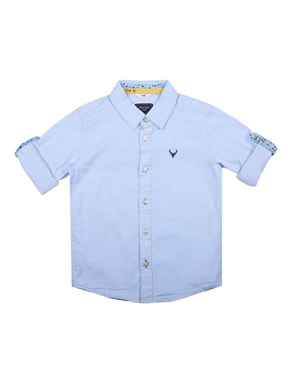 blue cotton shirt - 15625172 - Zoom Image - 1