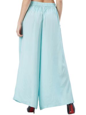 pocket detail flared palazzo - 15625185 - Standard Image - 3