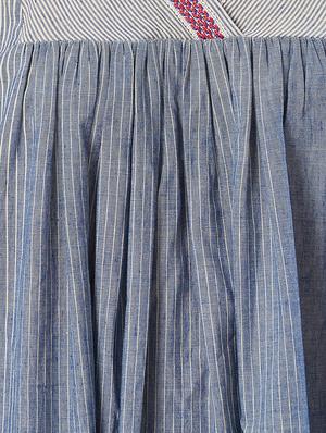 stripes flared kurta - 15625192 - Standard Image - 4