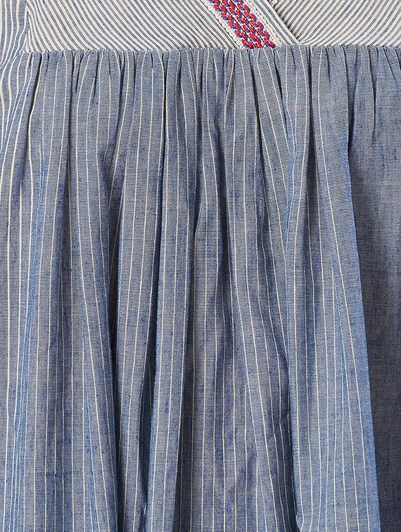 stripes flared kurta - 15625192 - Zoom Image - 4