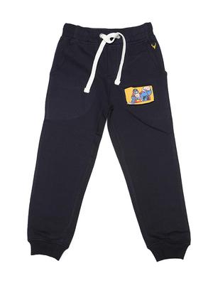 blue cotton blend jogger - 15625238 - Standard Image - 1