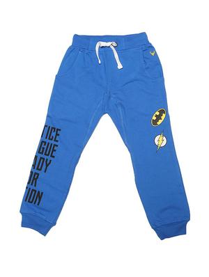 blue cotton blend jogger - 15625239 - Standard Image - 1
