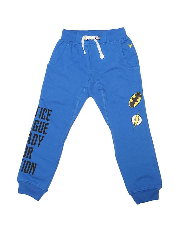 blue cotton blend jogger - 15625239 - Zoom Image - 1