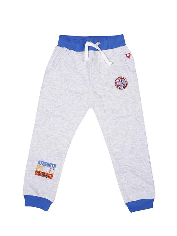 grey cotton blend jogger - 15625241 - Zoom Image - 1