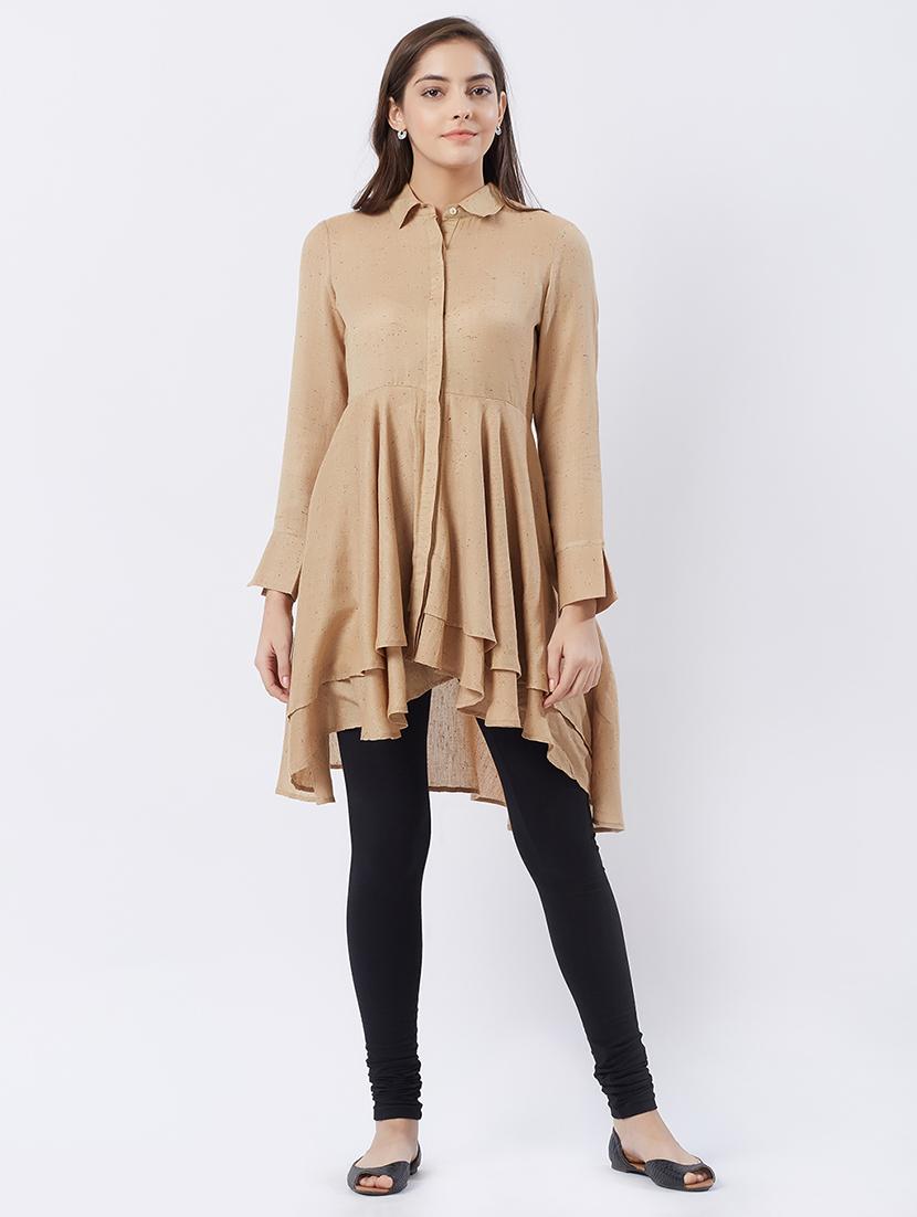 asymmetric layered kurta - 15625334 - Zoom Image - 1