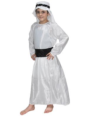 white polyester arabian shaikh costume - 15625633 - Standard Image - 1