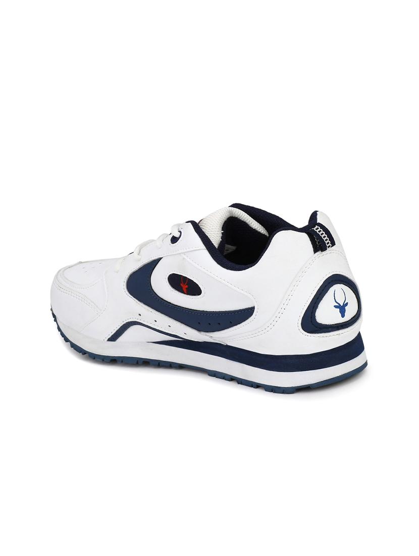 white leatherette sport shoes - 15625684 - Zoom Image - 3