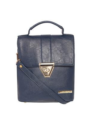 blue leatherette (pu) fashion backpack - 15625752 - Standard Image - 1