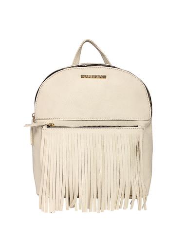 beige leatherette (pu) fashion backpack - 15625757 - Very Small Image - 1