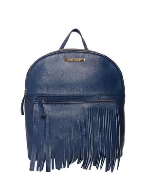 blue leatherette (pu) fashion backpack - 15625758 - Standard Image - 1