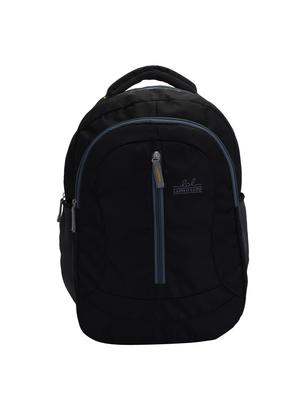 black cotton polyester blend regular backpack - 15625760 - Standard Image - 1
