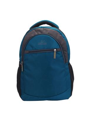 blue cotton polyester blend regular backpack - 15625764 - Standard Image - 1