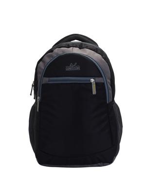 black cotton polyester blend regular backpack - 15625765 - Standard Image - 1
