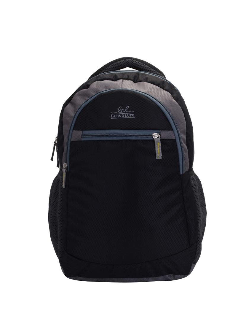 black cotton polyester blend regular backpack - 15625765 - Zoom Image - 1