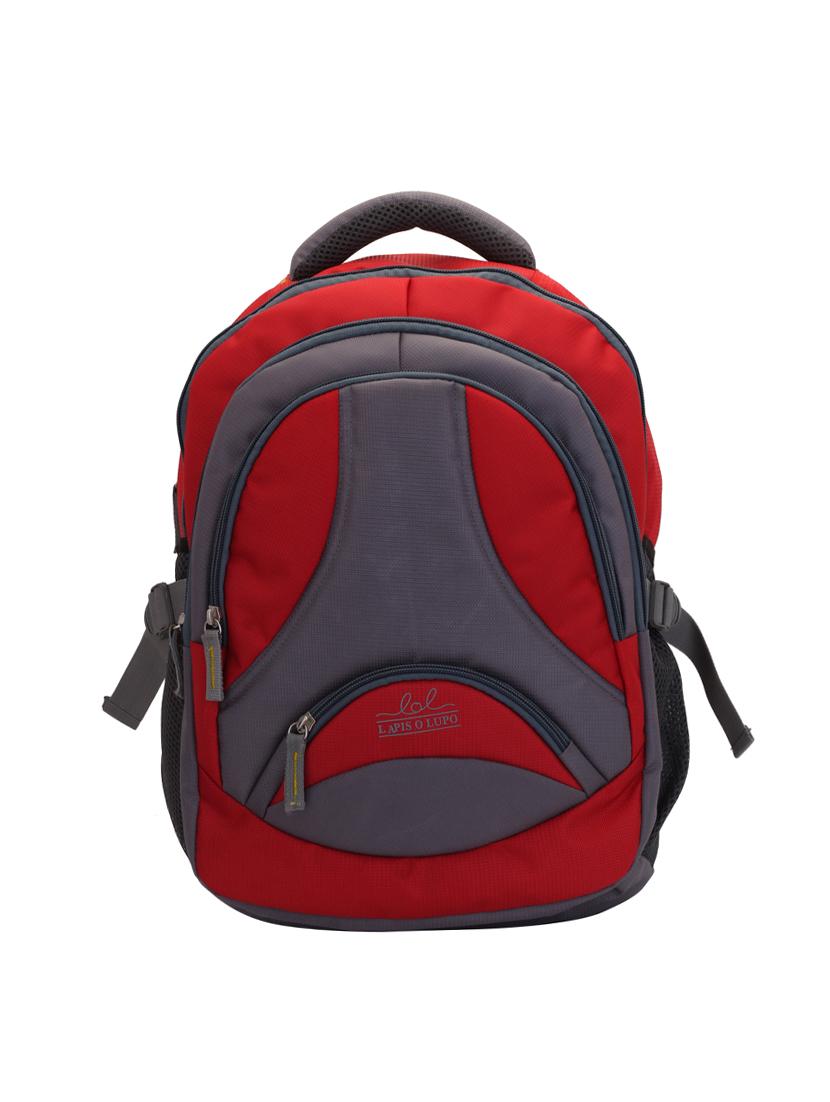 red cotton polyester blend regular backpack - 15625770 - Zoom Image - 1