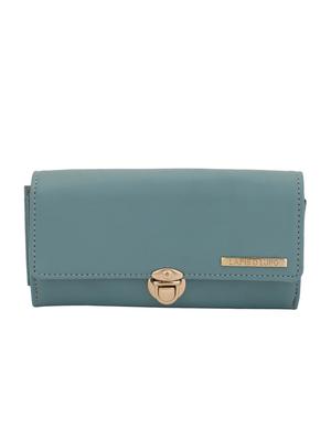 blue leatherette (pu wallet - 15625780 - Standard Image - 1