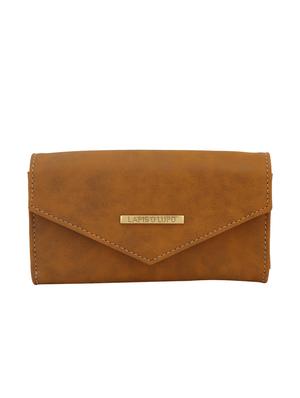 brown leatherette (pu wallet - 15625782 - Standard Image - 1