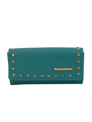 blue leatherette (pu wallet - 15625783 - Standard Image - 1