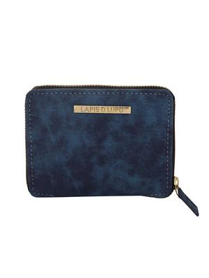 blue leatherette (pu wallet - 15625788 - Standard Image - 1