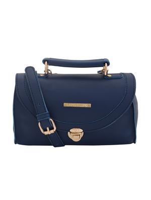 blue leatherette (pu) regular sling bag - 15625793 - Standard Image - 1