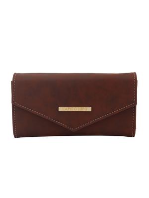 brown leatherette (pu wallet - 15625841 - Standard Image - 1
