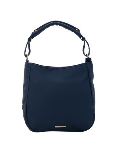 blue leatherette (pu) regular handbag - 15625846 - Very Small Image - 1