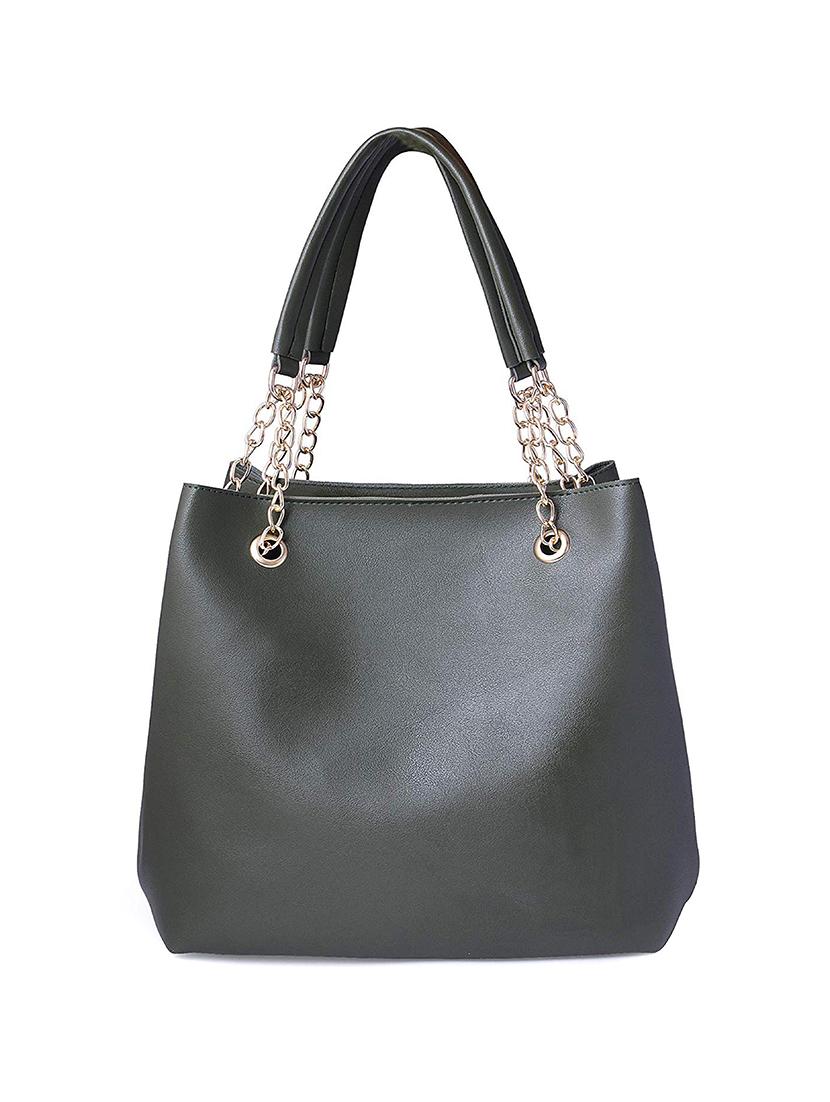 black leatherette (pu) regular tote - 15625995 - Zoom Image - 1