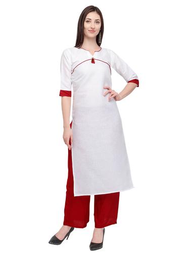 tassels kurta with palazzo set - 15626660 - Very Small Image - 1