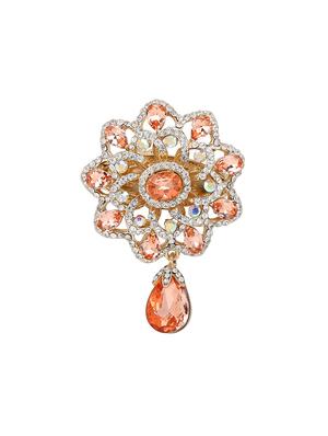 beige tone brooch - 15627737 - Standard Image - 1