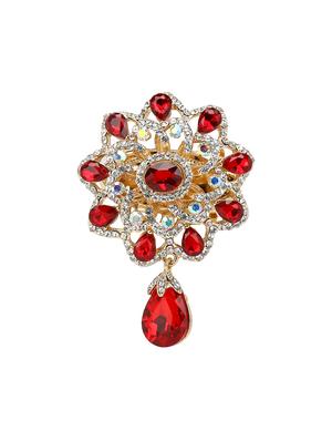 red tone brooch - 15627738 - Standard Image - 1