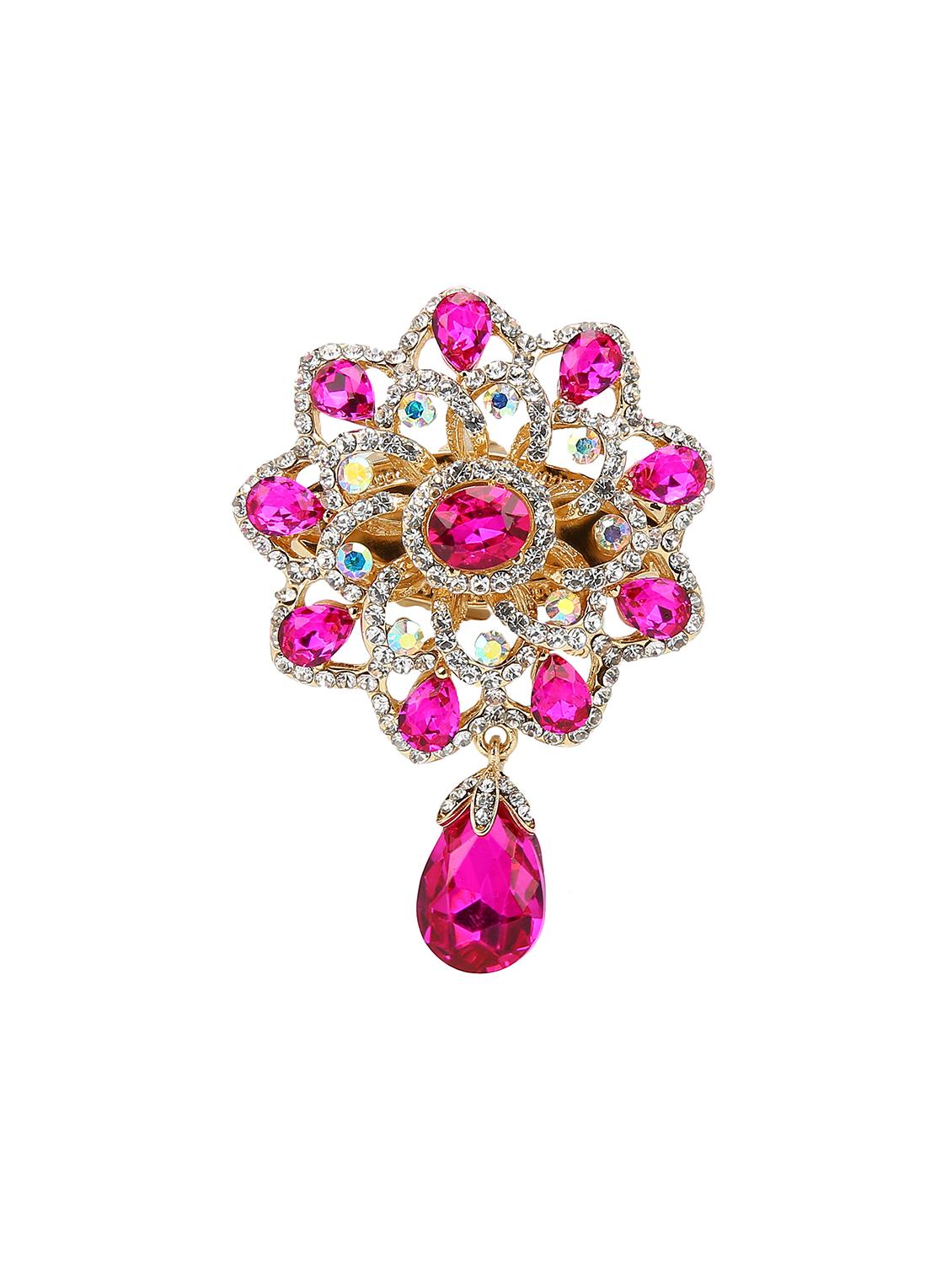 pink tone brooch - 15627739 - Zoom Image - 1